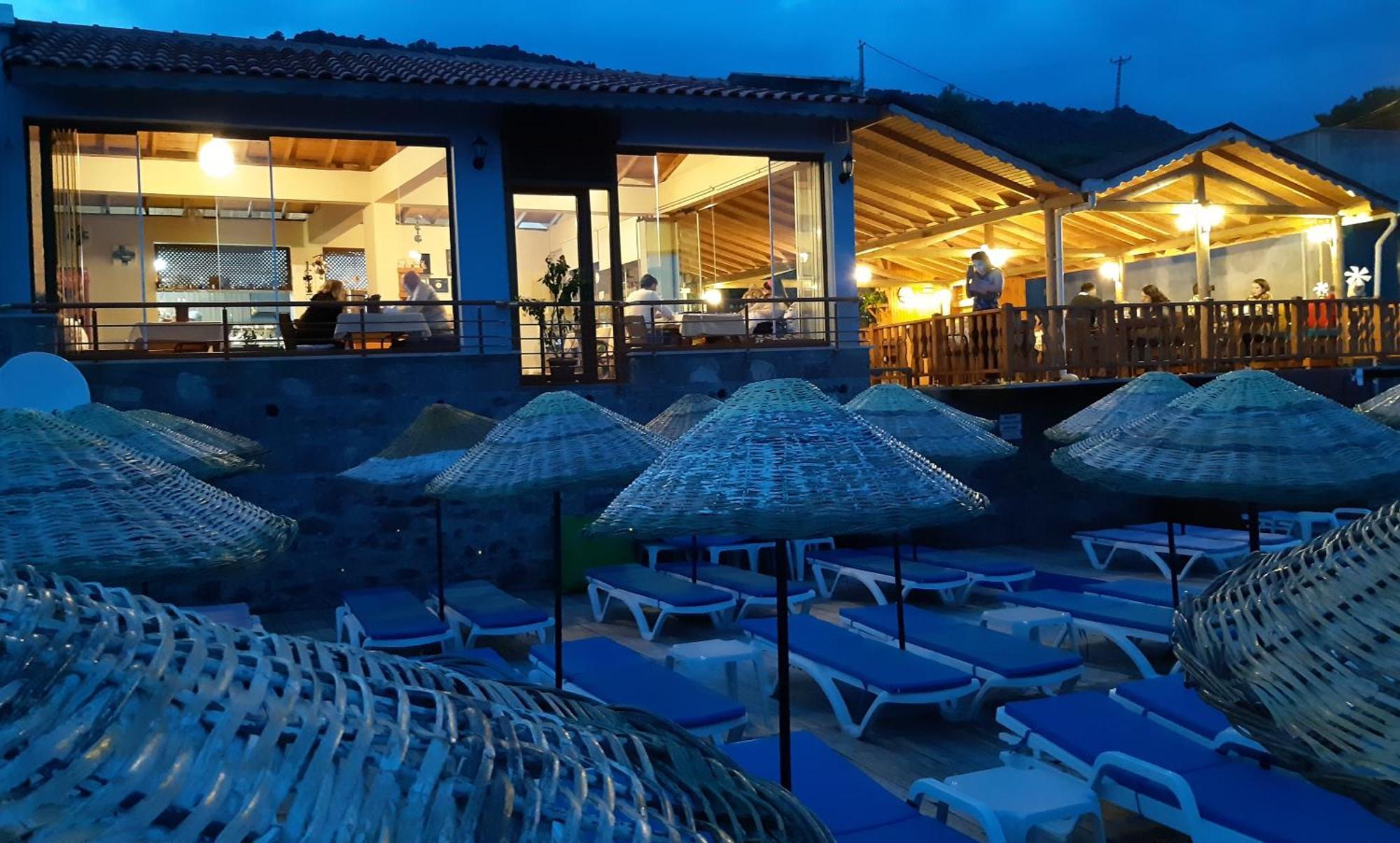Assos Nazan Motel Restoran Beach Sokakagzi Exterior foto
