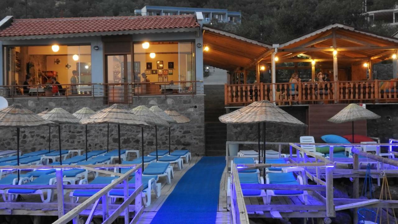 Assos Nazan Motel Restoran Beach Sokakagzi Exterior foto